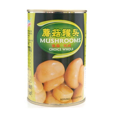 [HÀNG NGOẠI] Nấm Mỡ Mushroom hiệu Gulong đóng hộp 400gr
