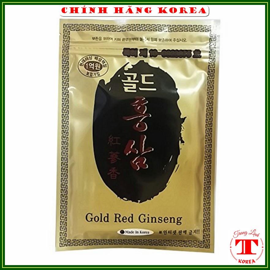 Cao dán hồng sâm hàn quốc Gold red ginseng đặc biệt, gói 20 miếng - tranglinh
