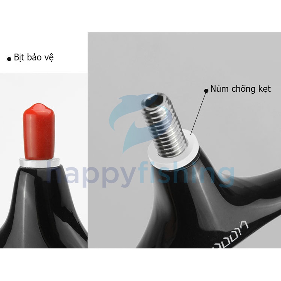 Mặt vợt cacbon săn hàng LINNHUE- Happy Fishing