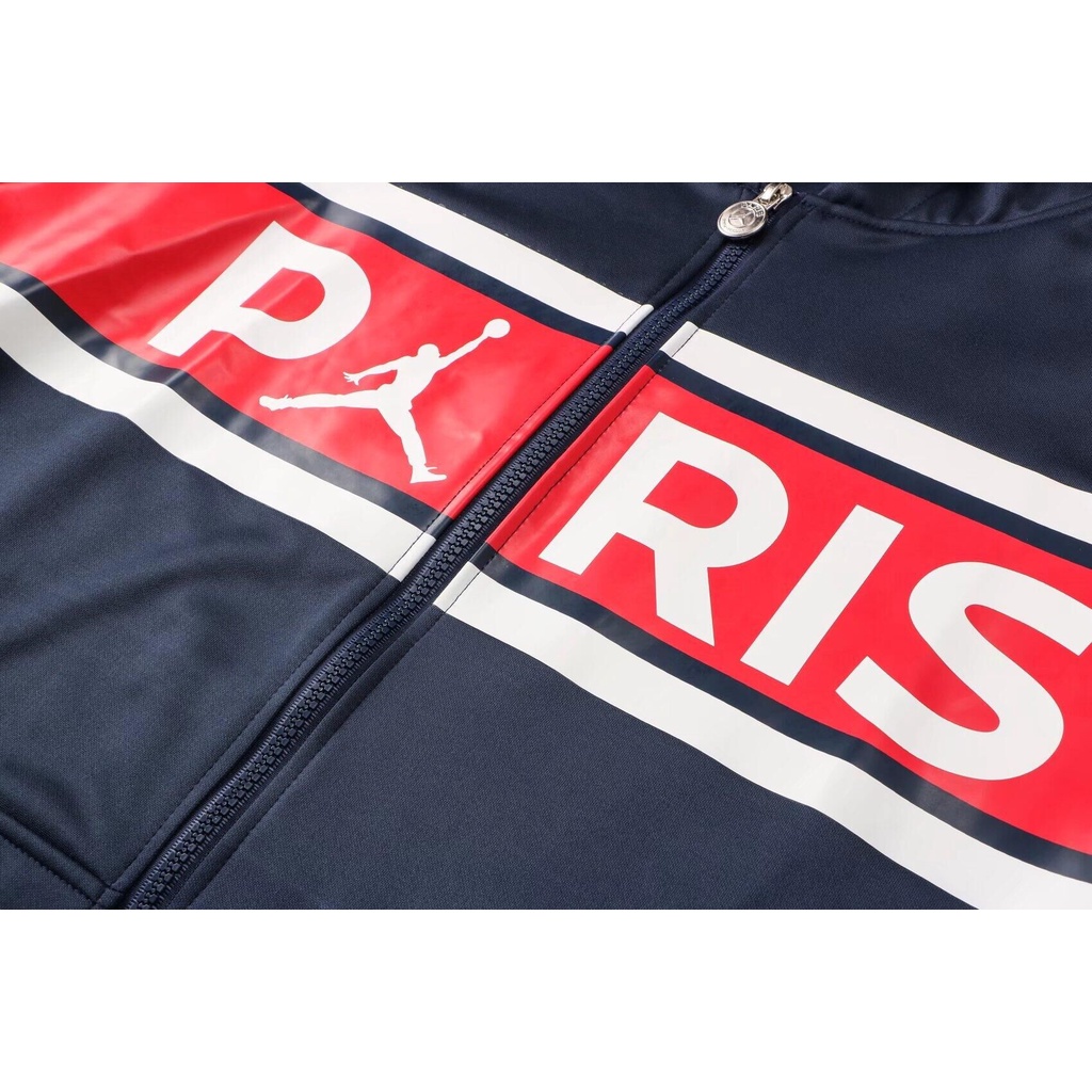 Áo Bóng Đá Màu Xanh Hoàng Gia Jordan Paris Mùa 20-21 s-2xl * Có Sẵn Tùy Chỉnh