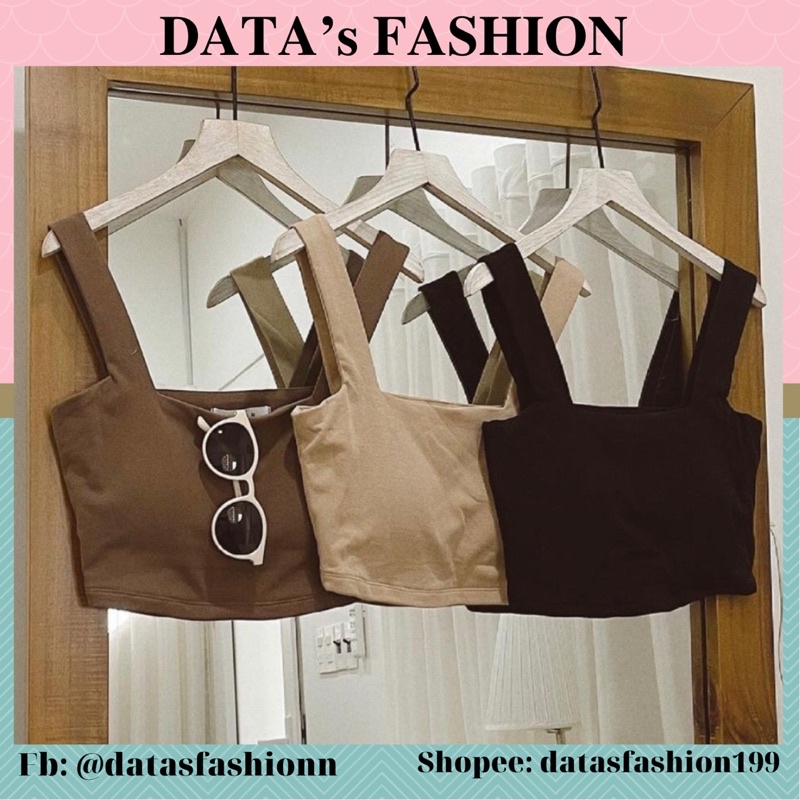 ÁO BRA 2 DÂY BẢN TO ÁO 2 DÂY CROPTOP CÓ MÚT NGỰC