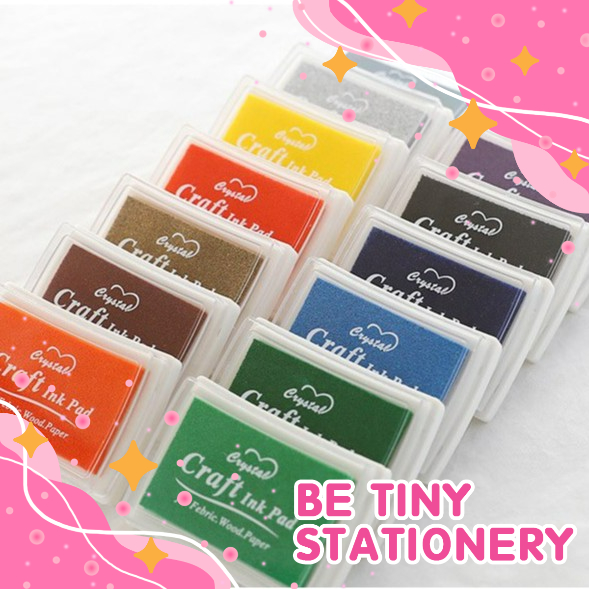 Hộp mực con dấu nhiều màu đa dạng Craft ink pad BeTiny Stationery