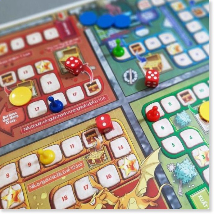 Board game-Đi tìm kho báu mini 3 Foxi-nâng cao khả năng xử lí tình huống-tranh luận-logic