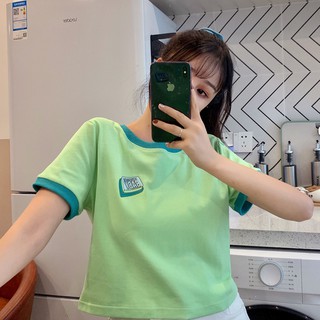 Áo thun nữ cộc tay dáng ôm eo mi nhon 🍀 áo phông nữ croptop kiểu dáng cute dễ thương