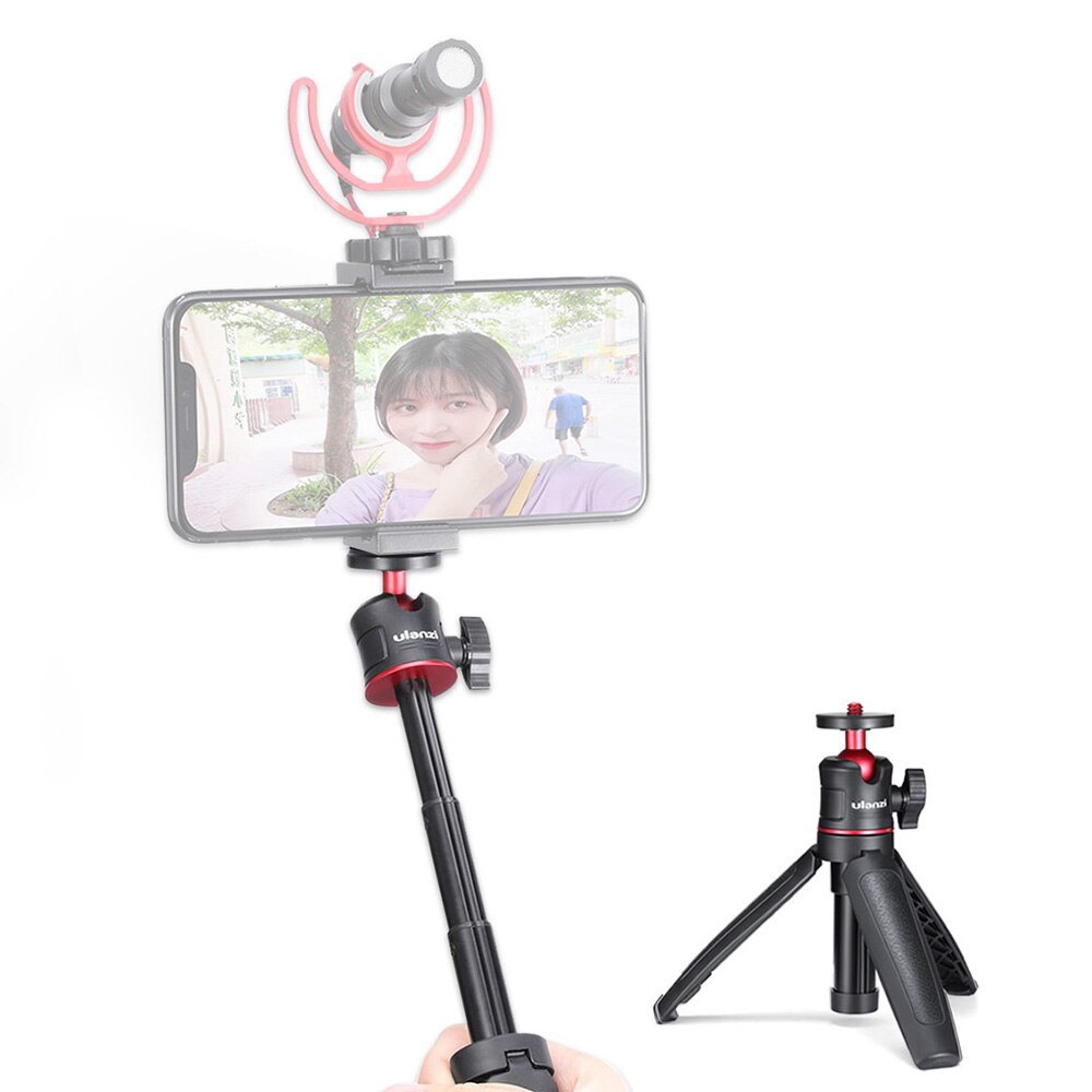 ulanzi MT-08 Mini Extendable Desktop Tripod Handheld Photography Bracket Stand with Flexible Ballhead for Selfie Travel vlog