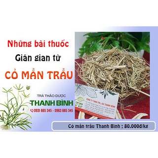 Cỏ Mần Trầu Khô 1kg - Hàng Công Ty Chất Lượng