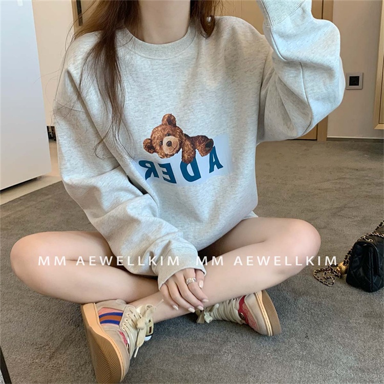 Áo thun nữ dài tay cổ tròn kiểu Hàn Quốc | BigBuy360 - bigbuy360.vn