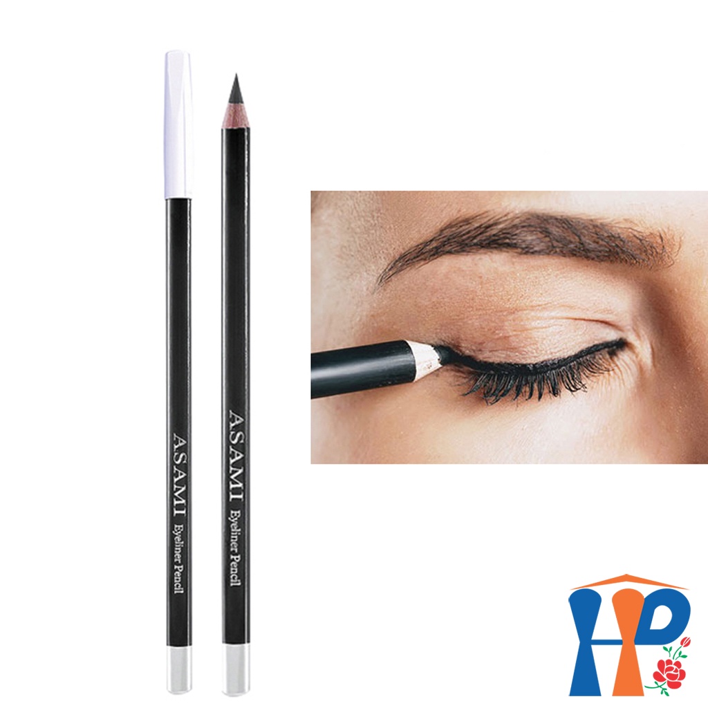 Chì Kẻ Mí Mắt Asami BK01 (đen) - Eyeliner Pencil Hani Peni (viền mí, đường nét thanh mảnh sắc xảo)