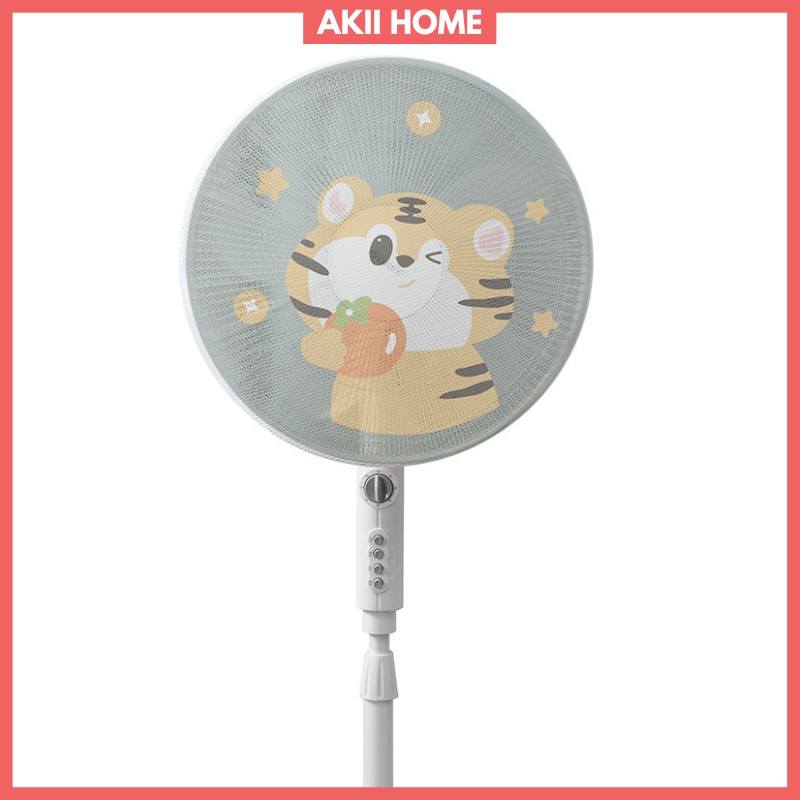 Lưới bọc quạt an toàn cho bé trùm kín quạt, phủ cả mặt sau Akii Home NC42