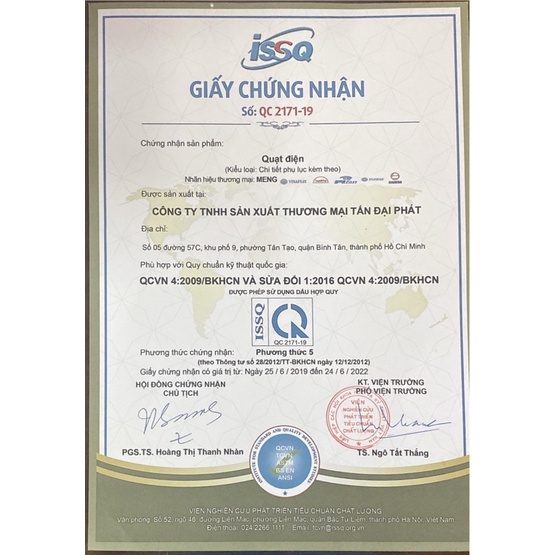 💥MIỄN PHÍ SHIP💥 Quạt cây Lỡ Fuji 5 cánh Công suất 45w - bảo hành 12 tháng