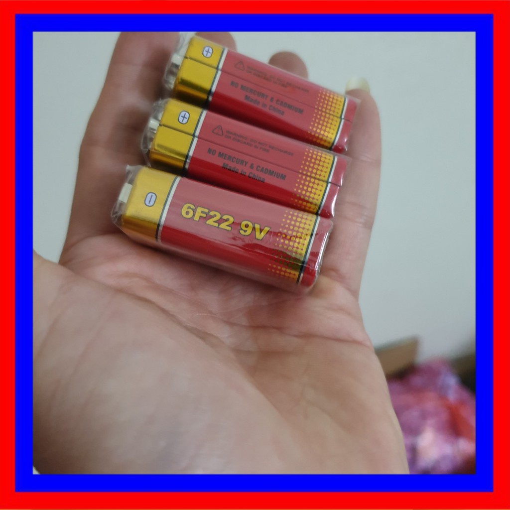 Pin 9V POWER dùng cho bộ test mạng, mic hát...cực bền,giá rẻ. PIN