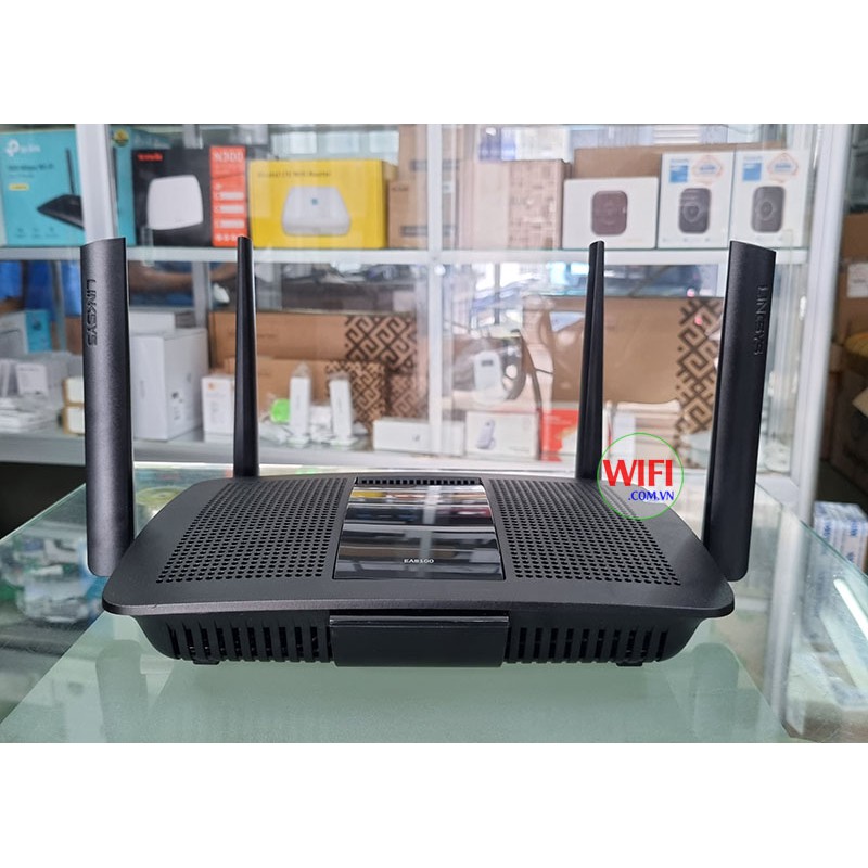 Router WiFi Linksys EA8100-AH - Băng tần kép chuẩn AC Wave2 MU-MIMO 4x4, Tốc độ 2600Mbps
