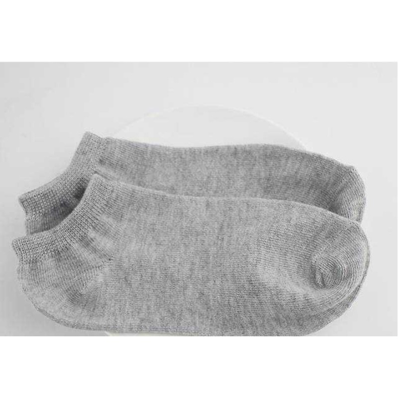 Set 10 đôi Tất Vớ Nam Ngắn Cổ Trơn Như Hình