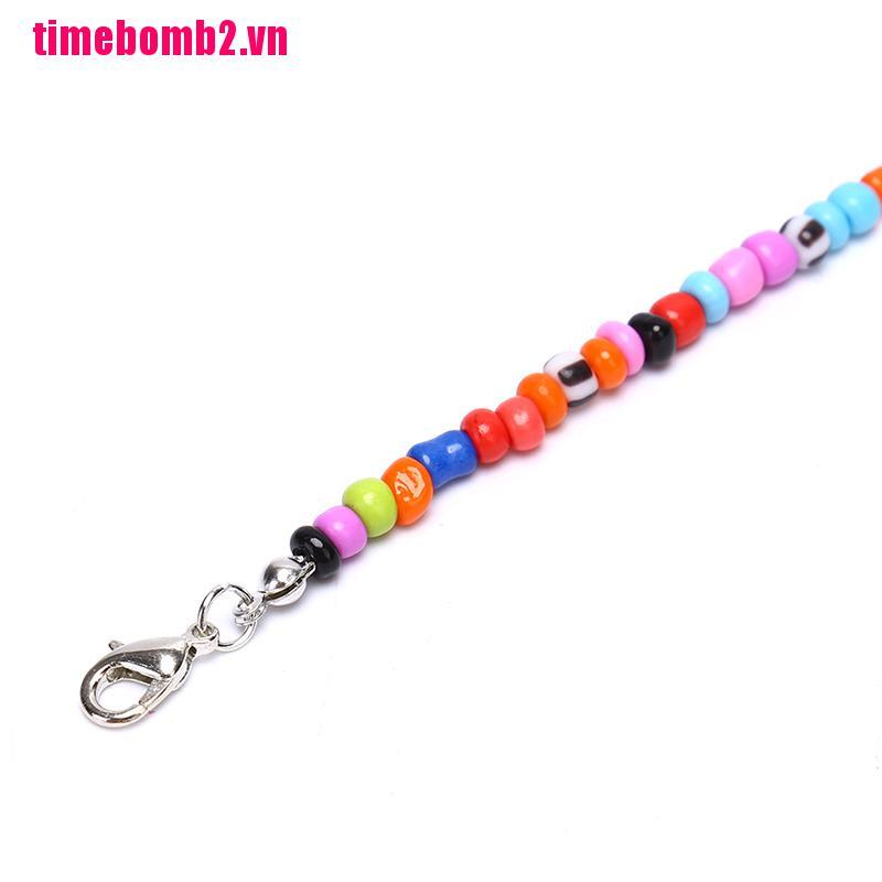 Vòng Tay Chuỗi Hạt Nhiều Màu Sắc Phong Cách Boho