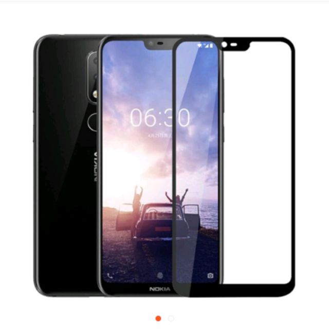 Kính cường lực 5D cho Nokia X5 2018 Full keo toàn màn hình