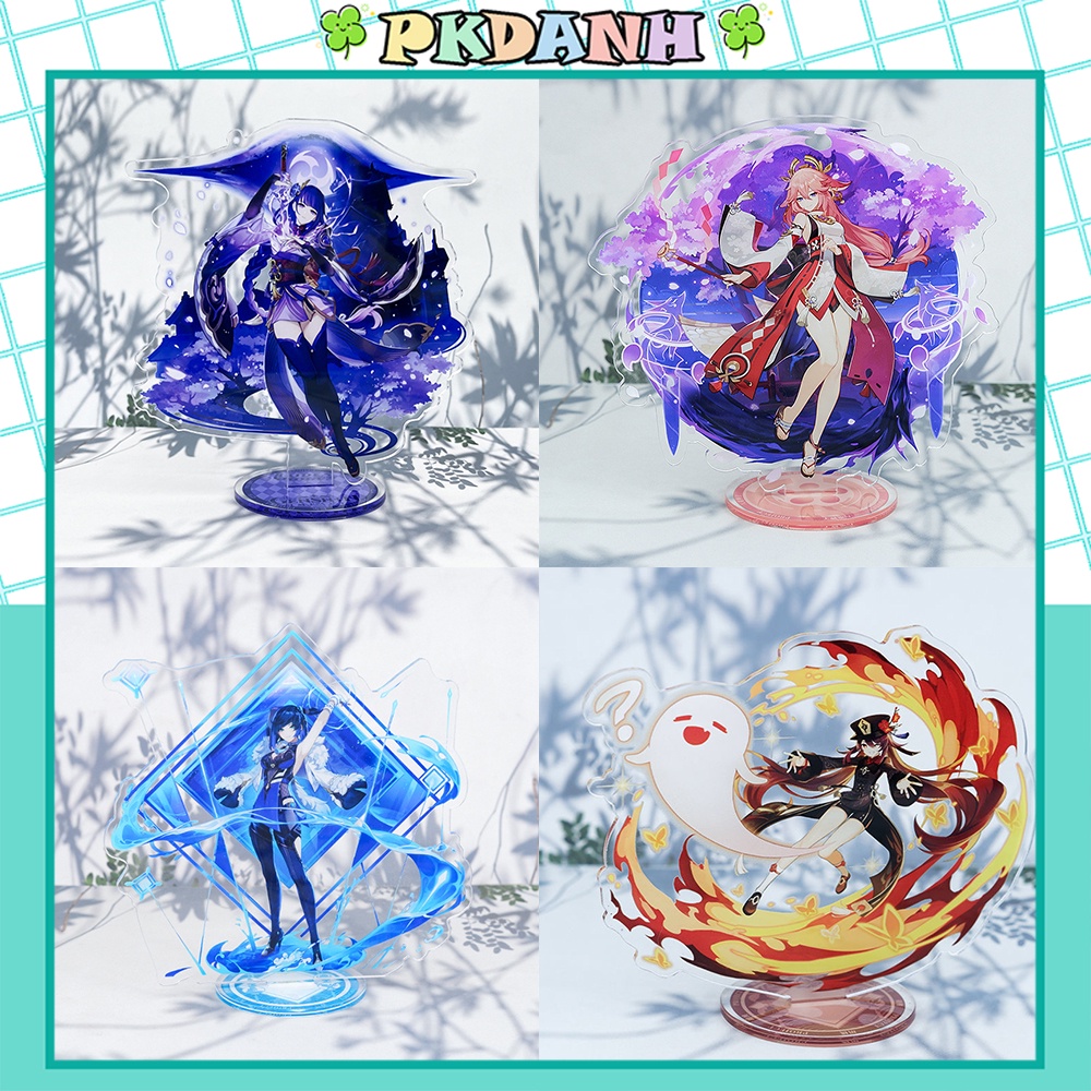 Mô Hình Standee Acrylic Mica Nhân Vật Genshin Impact Characters