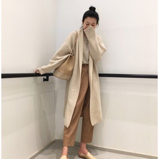 Áo Khoác Cardigan Len Dáng Dài