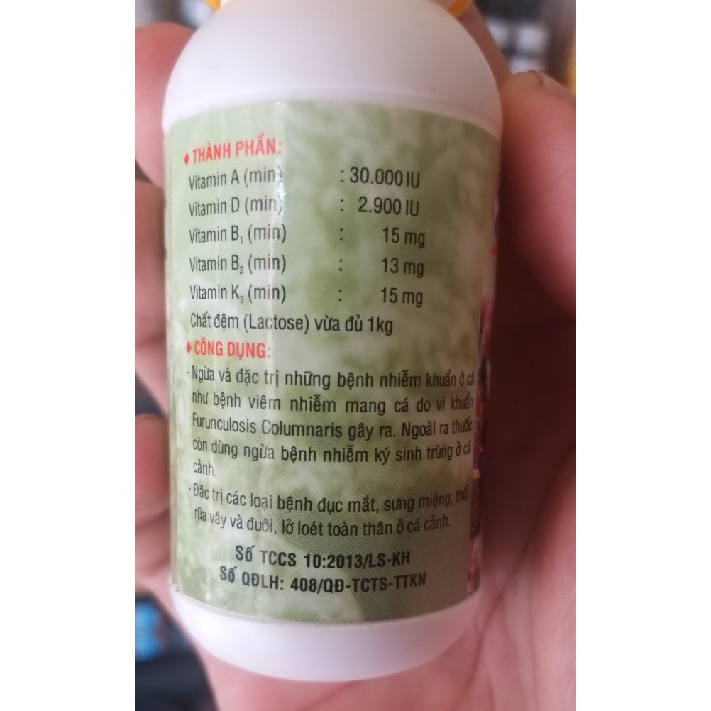 BACVISORB - dành cho cá cảnh bị virut, vi khuẩn
