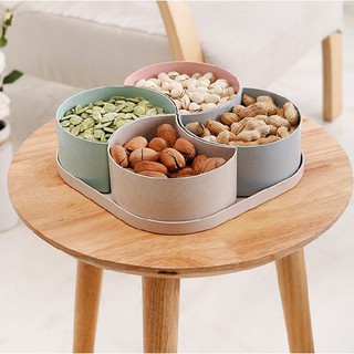 Khay đựng mứt lúa mạch 4 ngăn