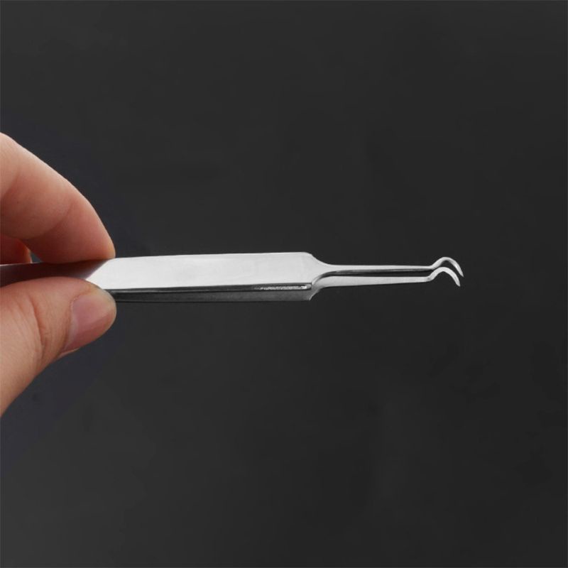 Nhíp Hai Đầu Cong Bằng Thép Không Gỉ Loại Bỏ Mụn Đầu Đen YOUYO