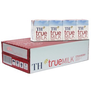 Sữa tươi TH 110ml ít đường, có đường,  dâu , socola