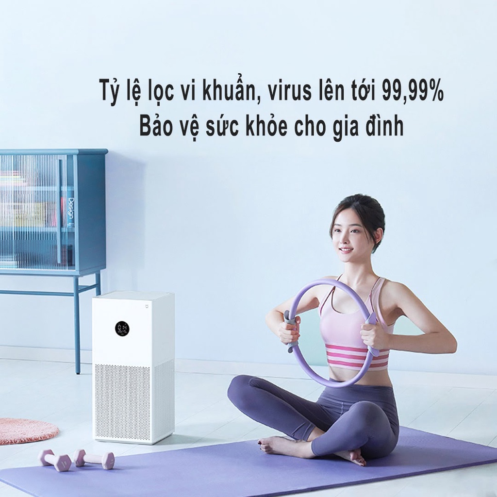 [CHÍNH HÃNG] Máy lọc không khí thông minh Xiaomi Air Purifier 4 Lite. Kết nối app. Màn hình led