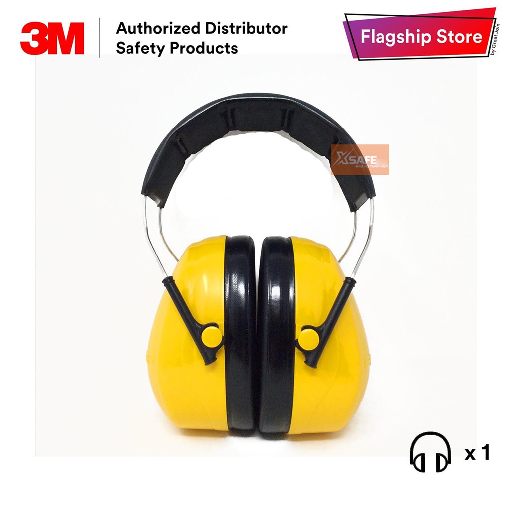 Chụp tai chống ồn 3M H9A đeo qua đầu, Phone chụp giảm độ giảm ồn 25dB, ôm kín khít vành tai người dùng