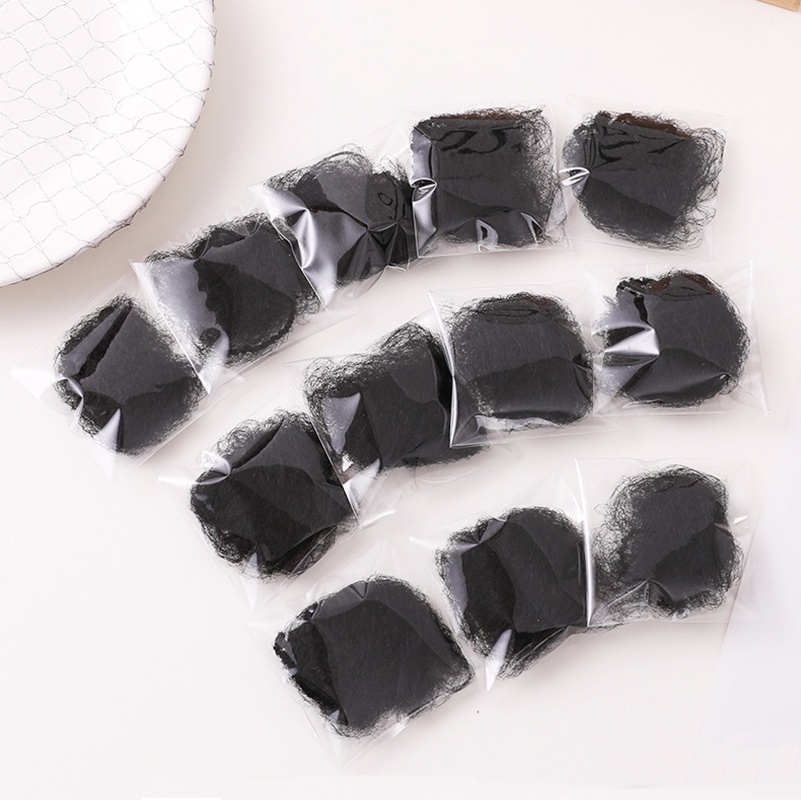 Bộ 10 Lưới Búi Tóc Giả Co Giãn Vô Hình DIY Thời Trang Cho Nữ