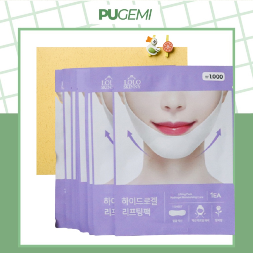 Mặt nạ nâng cằm giữ đường nét khuôn mặt V-line Loroskinny hydroge