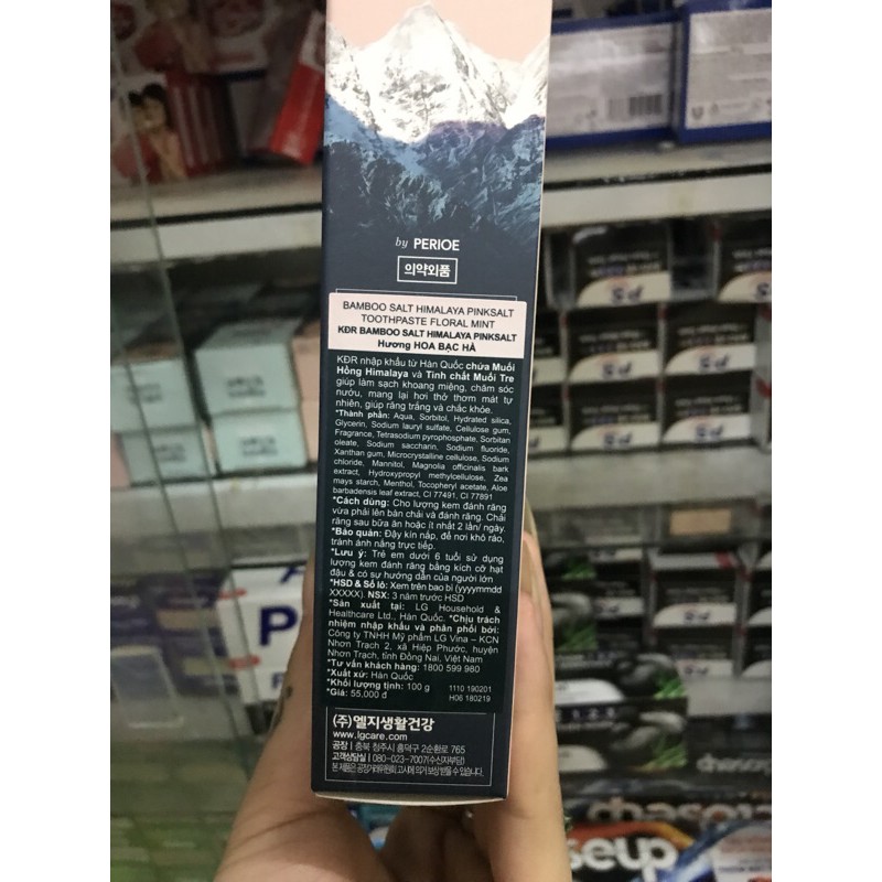 Kem đánh răng Bamboo Salt Muối Hồng Himalaya Làm Trắng Răng 100g