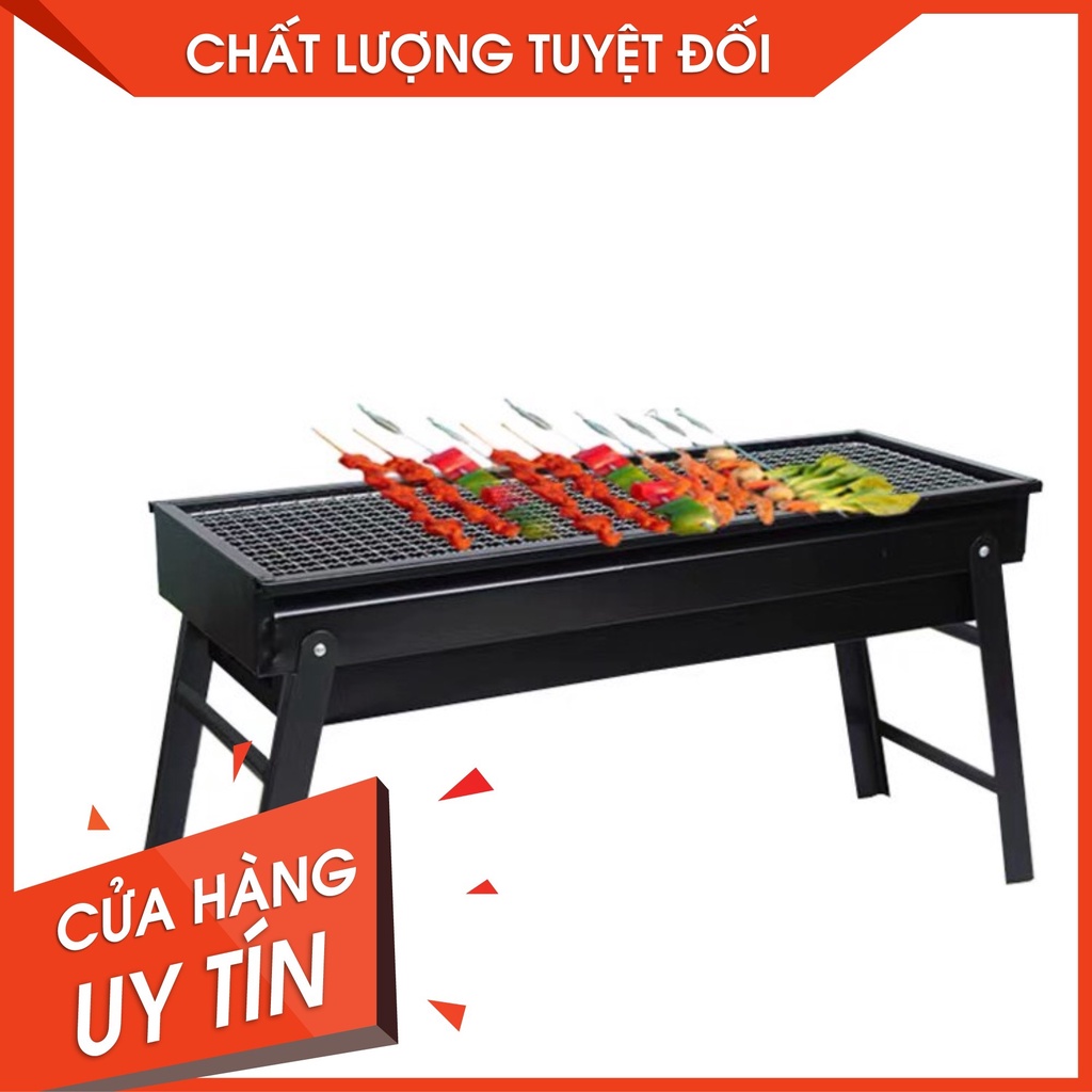 Bếp nướng than dài có vỉ nướng nhỏ gọn chuyên dùng cho dã ngoại , du lịch ngoài trời