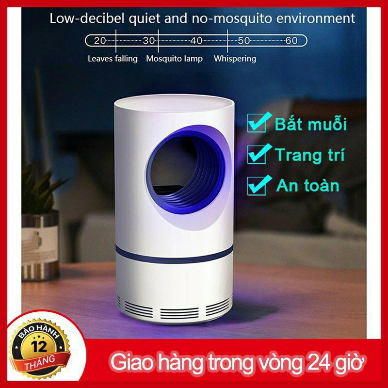 [ Sẵn Hàng ] Đèn bắt muỗi sử dụng đèn LED và đầu cắm USB không gây tiếng ồn khi ngủ