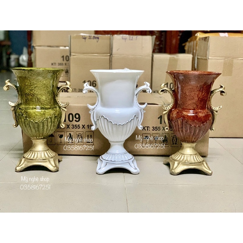 Bình hoa composite ( cúp 21) shop sẽ gọi chốt màu