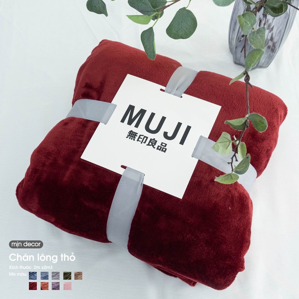 (Live) Chăn Lông Thỏ ☀️FREESHIP☀️ Chăn Lông Tuyết Muji ULTIMATE BLANKET - Chăn Hè Thu Đông Cao Cấp