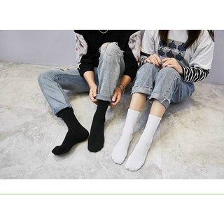 Vớ trơn cao đến bắp chân cho nam nữ.hình thật