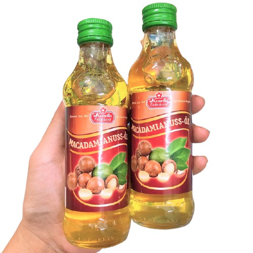 Dầu óc chó Kunella, Đức 100ml cho bé ăn dặm// Dầu hạt Macca nguyên chất 100ml