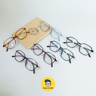 [ Ảnh thật ] Kính form lục giác nhựa dẻo thời trang