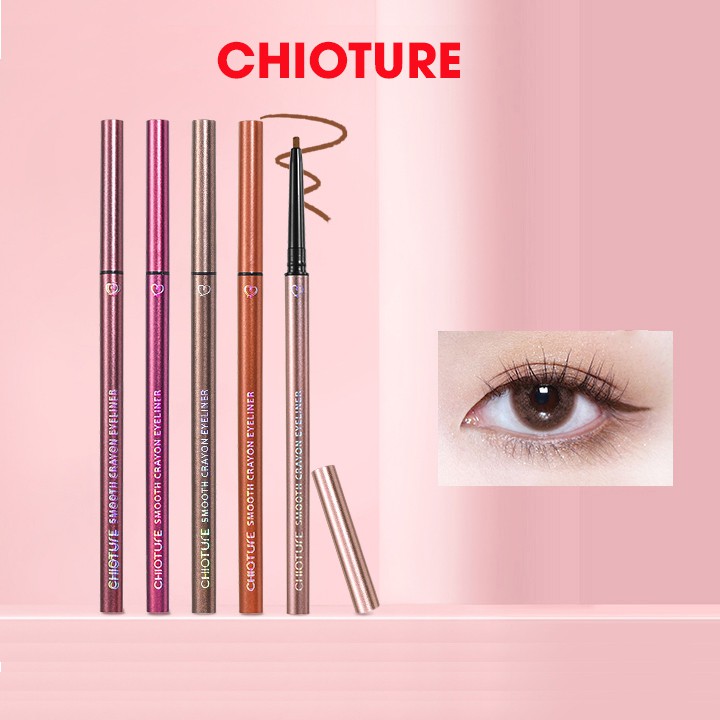 Chì kẻ mắt Chioture Smooth Carayon Eyeliner chống thấm nước lâu trôi và dễ sử dụng 0,12g