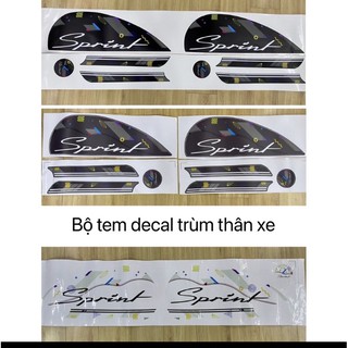 TEM  DECAL TRÙM THÂN XE SPRINT /