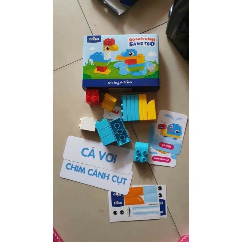 COMBO 2 HỘP - BỘ GHÉP HÌNH SÁNG TẠO QUÀ TẶNG CỦA FRISO