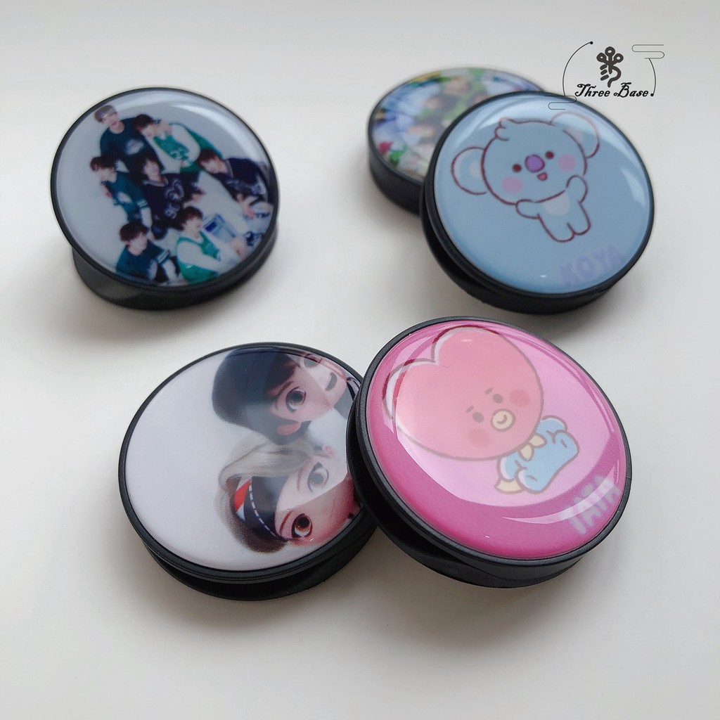 Nút đỡ điện thoại phong cách KPOP BTSS-613 hoạt hình xinh xắn Kd2