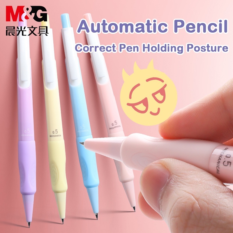 Bút Chì Bấm Điều Chỉnh Tư Thế Ngòi 0.5mm 0.7mm Cho Học Sinh