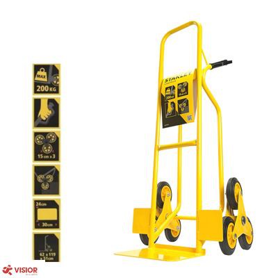 XE ĐẨY HÀNG 6 BÁNH LEO CẦU THANG STANLEY SXWTD-HT523
