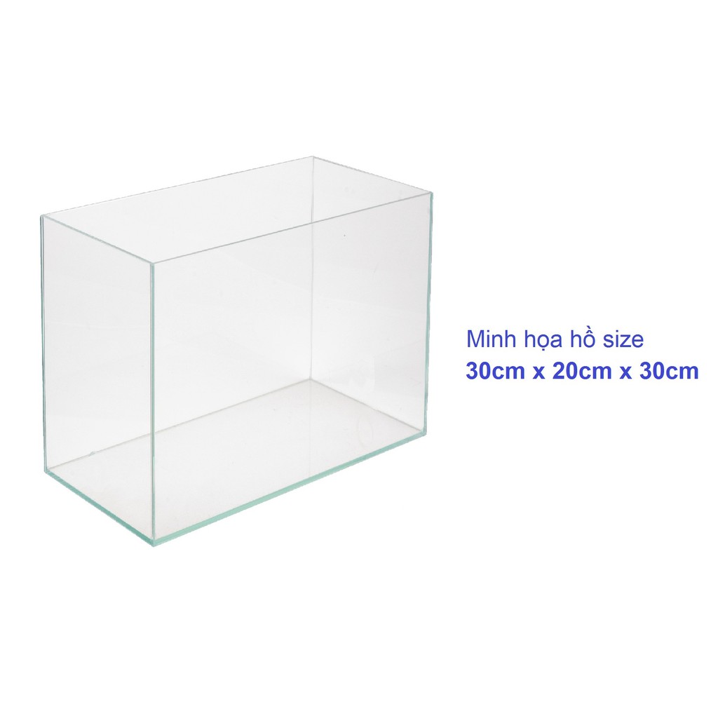 30x20x30cm Combo 5 tấm nhựa mica cứng trong suốt cắt sẵn làm hồ cá, chuồng hamster, hộp trưng bày... - Luân Air Models