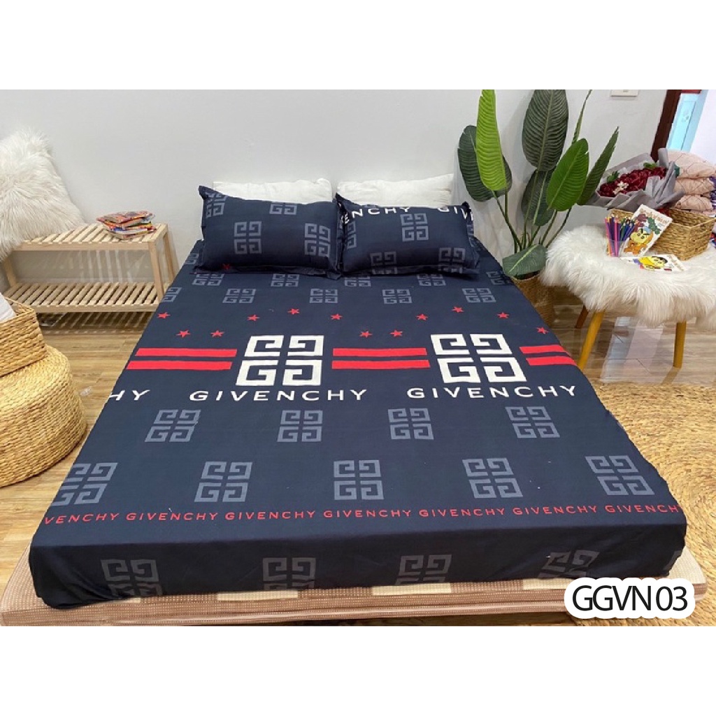 Bộ Ga Giường Và Vỏ Gối Cotton Poly Hàng Việt Nam Sản Xuất - Nhiều Mẫu thoáng mát