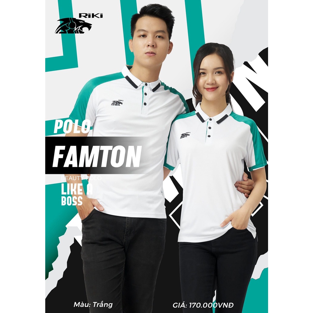 Áo thời trang dành cho nam nữa, Áo POLO RIKI FAMTON - Dungcusport