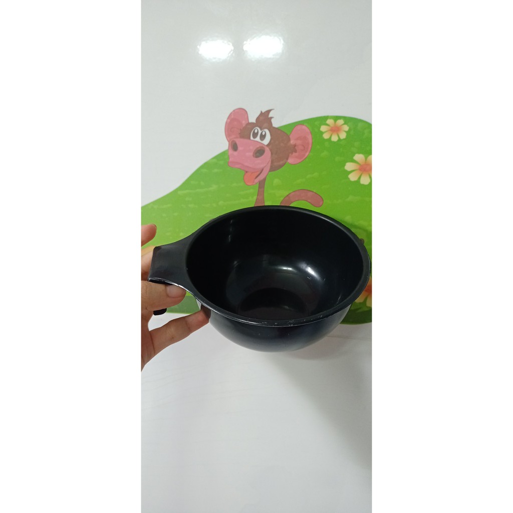 Chén nhựa rẻ đen đựng kem nhuộm - chuyên sỉ phụ liệu tóc