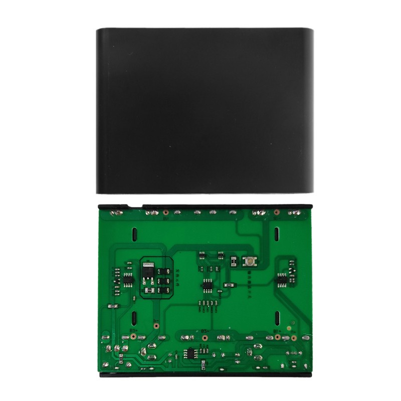 Vỏ Pin Sạc Dự Phòng DIY 6 Pin 18650 Đầu Ra Usb Dc 12v Cho Điện Thoại / Máy Ảnh / Đèn Led