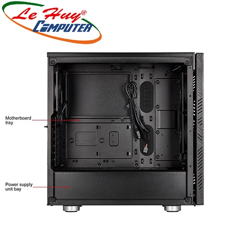 Vỏ máy tính Corsair 275R Airflow TG Black Cường Lực (CC-9011181-WW)