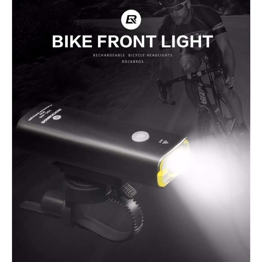 ke light USB Rechargeable LED Light High quality Flashlight Cycling Headlight Front Light Waterproof light-168-GroceryVN